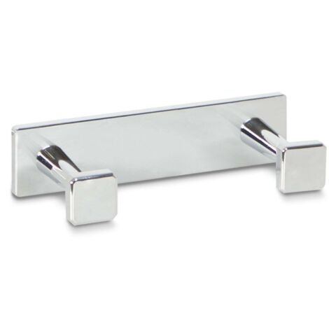 BELTRAN 957 HOTEL Percha Doble Cromo Remate Cuadrado - ref: 064-957
