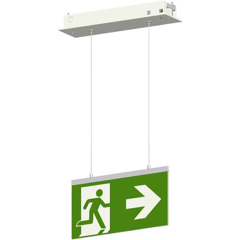 Beltrona M20002 Eclairage LED d'issue de secours montage par encastrement au plafond droite, gauche, haut, en bas S576232