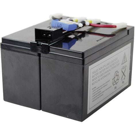 CONRAD ENERGY Beltrona RBC48 Batterie pour onduleur remplace la batterie d'origine RBC48 Adapté aux marques APC A39211