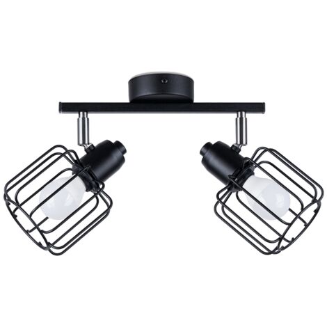 BELUCI 2 black ceiling lamp