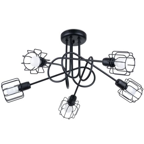 BELUCI 5S black chandelier