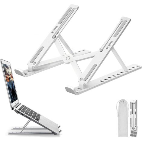 Belüfteter Laptopständer – kompatibel mit 10- bis 17-Zoll-Bildschirmen für Büro und Zuhause, ergonomisch, klappbar & kühlend