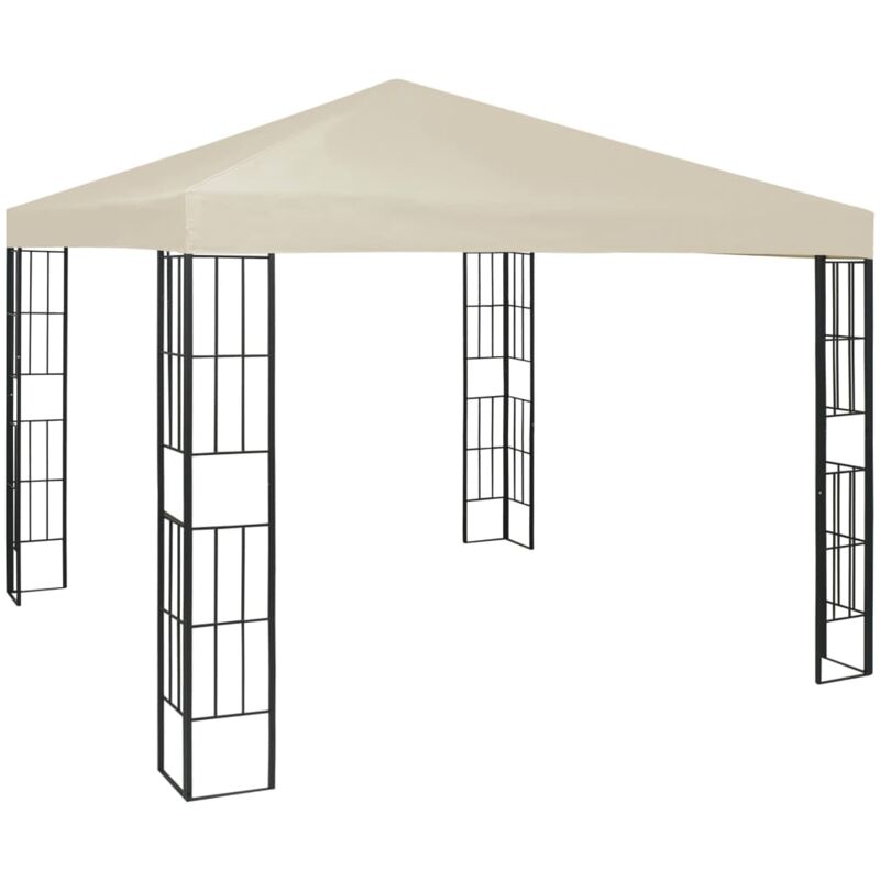 Vidaxl - Belvédère Crème 3x3 m
