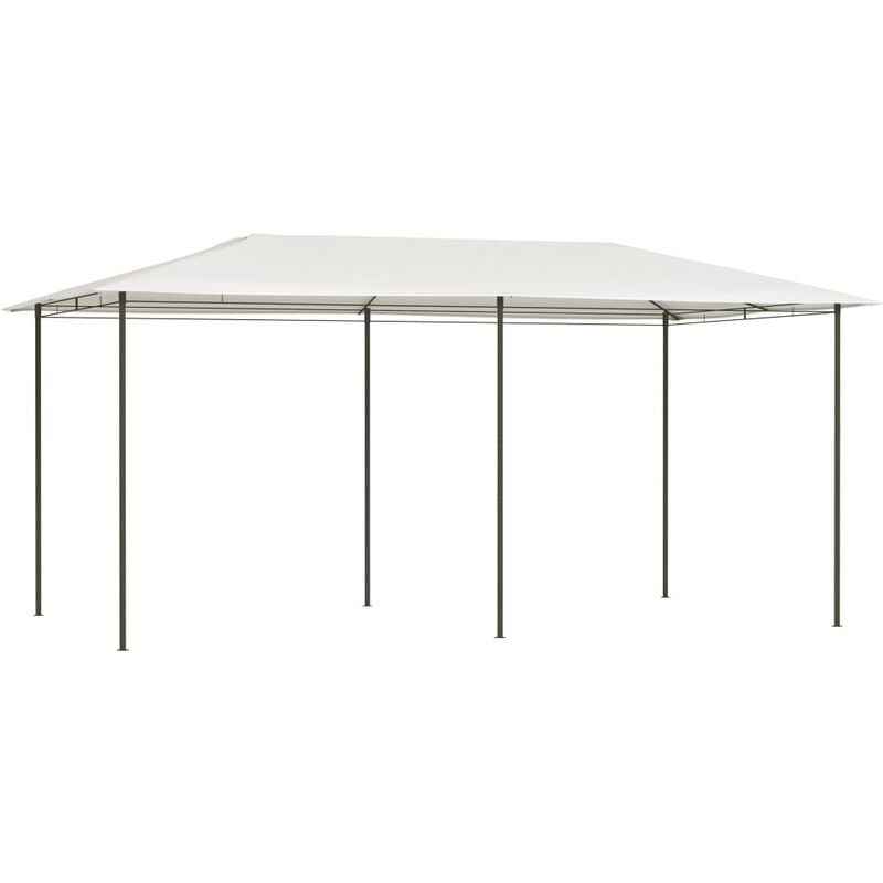 Maison Chic - Tonnelle et Pergola de jardin,Belvédère Barnum 3x6x2,6 m Crème 160 g,m² OWV82692 design in
