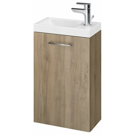 Belvit Lara Unterschrank mit Waschbecken Nuss (39,2x59x21,5cm)