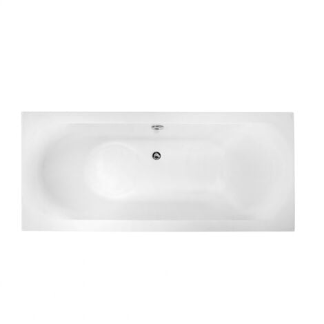 Belvit Vienna Acryl Badewanne Rechteckig Mittelanschluss 180x80cm + Standfüße