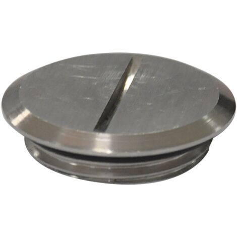 Belvivere tappo in acciaio inox per chiusura foro rubinetto 3/4 completo di guarnizione per contenitori e botti  Acciaio Inox 3/4"