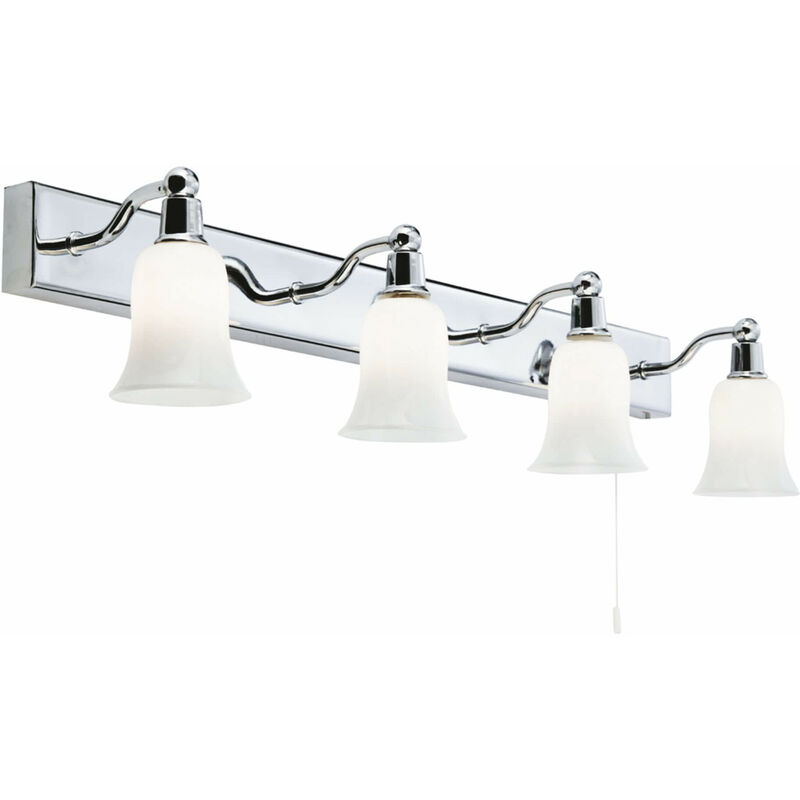 03-searchlight - Belvue bathroom wall light - ip44 g9 led 4 bulbs white