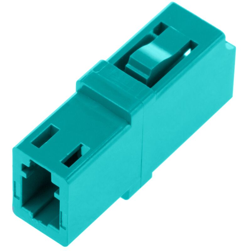

Acoplador de fibra óptica LC a LC multimodo simplex OM3 - Bematik