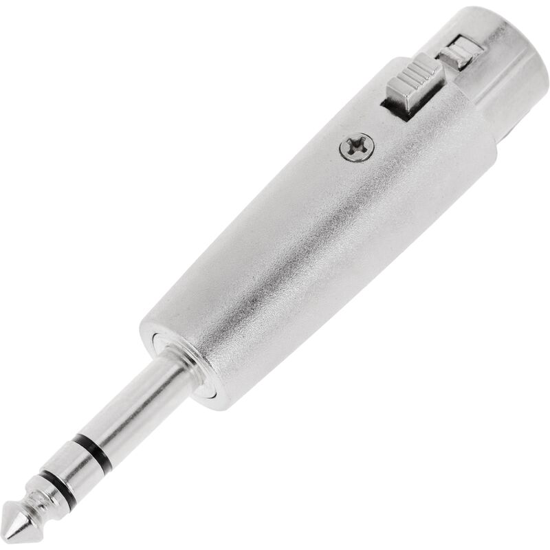 

BeMatik - Adaptador de audio XLR de 3 pines hembra a TRS jack 6.3mm macho