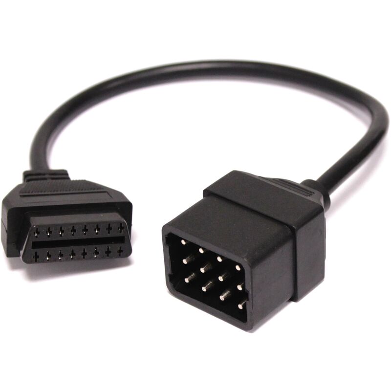 

BeMatik - Adaptador de conector OBD II compatible con Renault 12pin