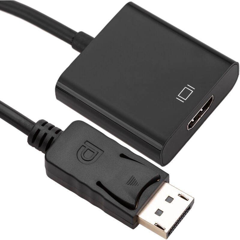 

BeMatik - Adaptador DisplayPort a HDMI pasivo 10 cm