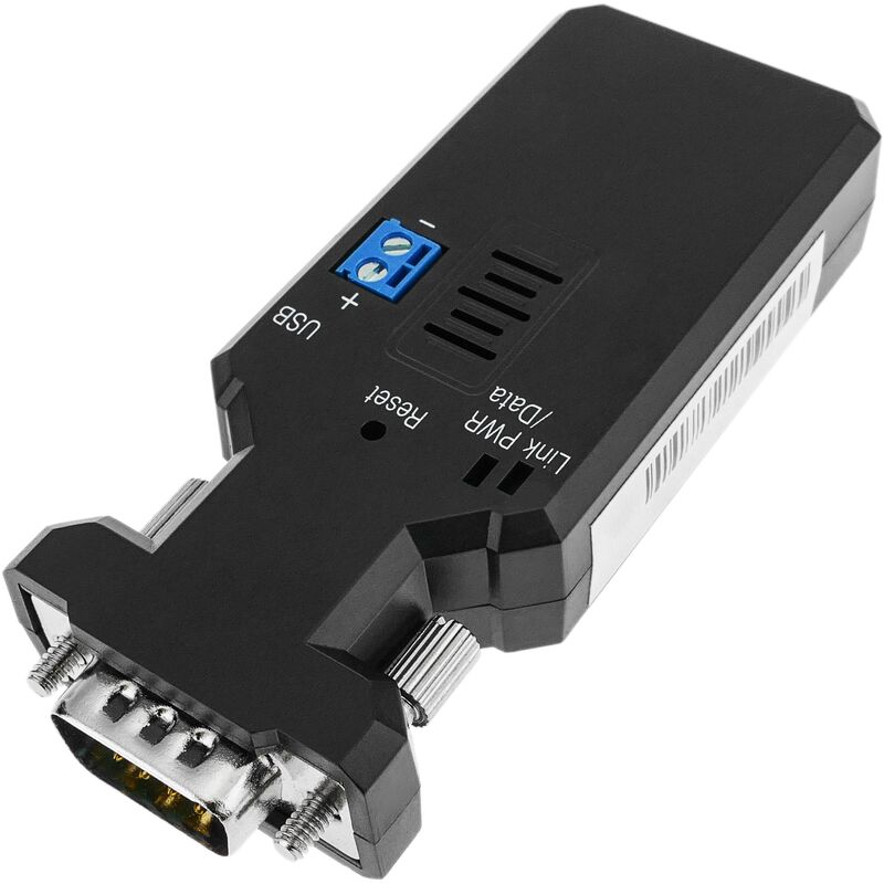 

BeMatik - Adaptador inalámbrico Bluetooth a serie RS232 DTE DCE DB9 v4.2 BLE con antena integrada