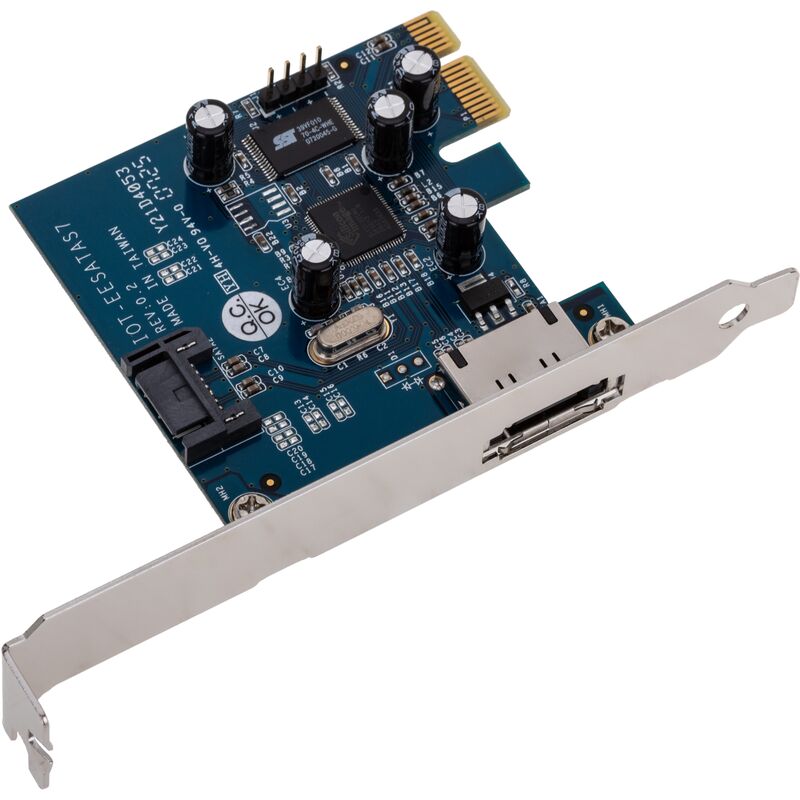 

Adaptador PCI-Express a eSATA (1 EXT) SIL3132 - Bematik
