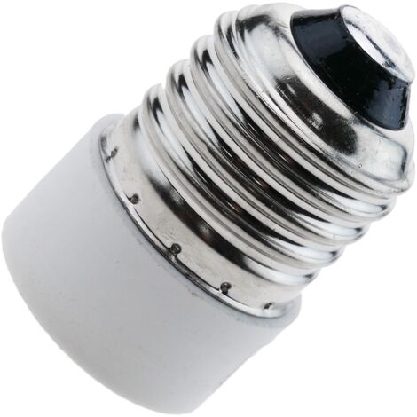 BeMatik - Adaptador rosca de bombilla E27 a E14