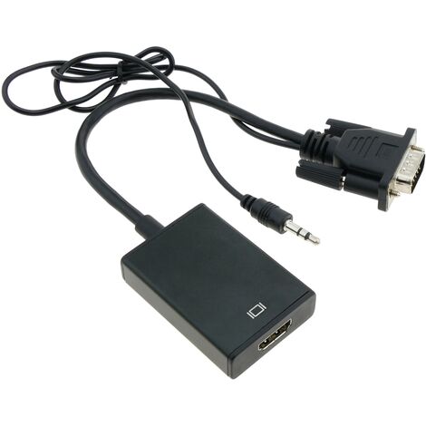 Kirolle Convertisseur péritel vers HDMI avec adaptateur femelle +