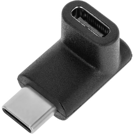 BeMatik - Adaptateur USB 3.0 coudé (C femelle coudé vers C mâle)