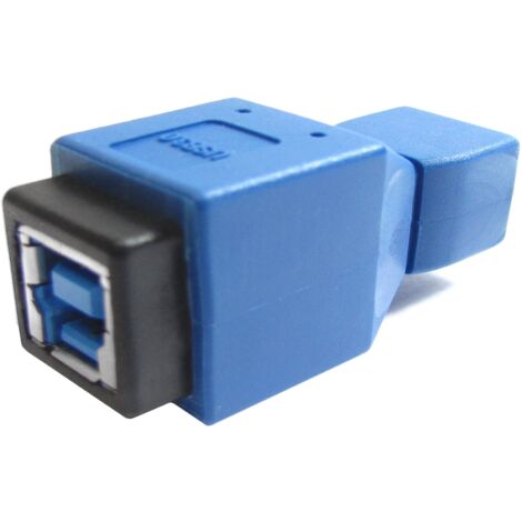 BeMatik - Adaptateur USB USB 3,0 à 2,0 (B à A MiniUSB Mâle Femme 5 broches)