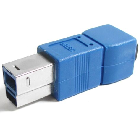 BeMatik - Adaptateur USB USB 3,0 à 2,0 (B mâle à MiniUSB Mâle B 5 Pins)