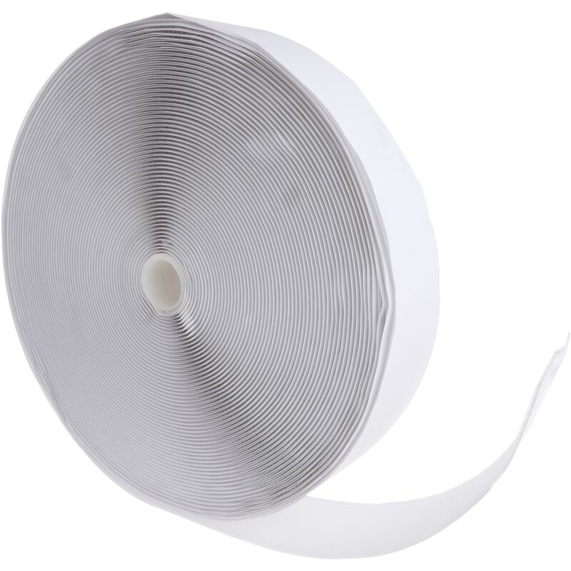 Image of Adesivo nastro adesivo bobina 50mm x 25m fissaggio faccia bianca - Bematik