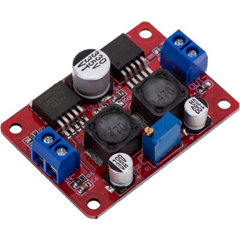 BeMatik - Alimentation DC-DC 3.5-28V à 1.25-26V avec convertisseur de tension LM2596S LM2577S DW-0390