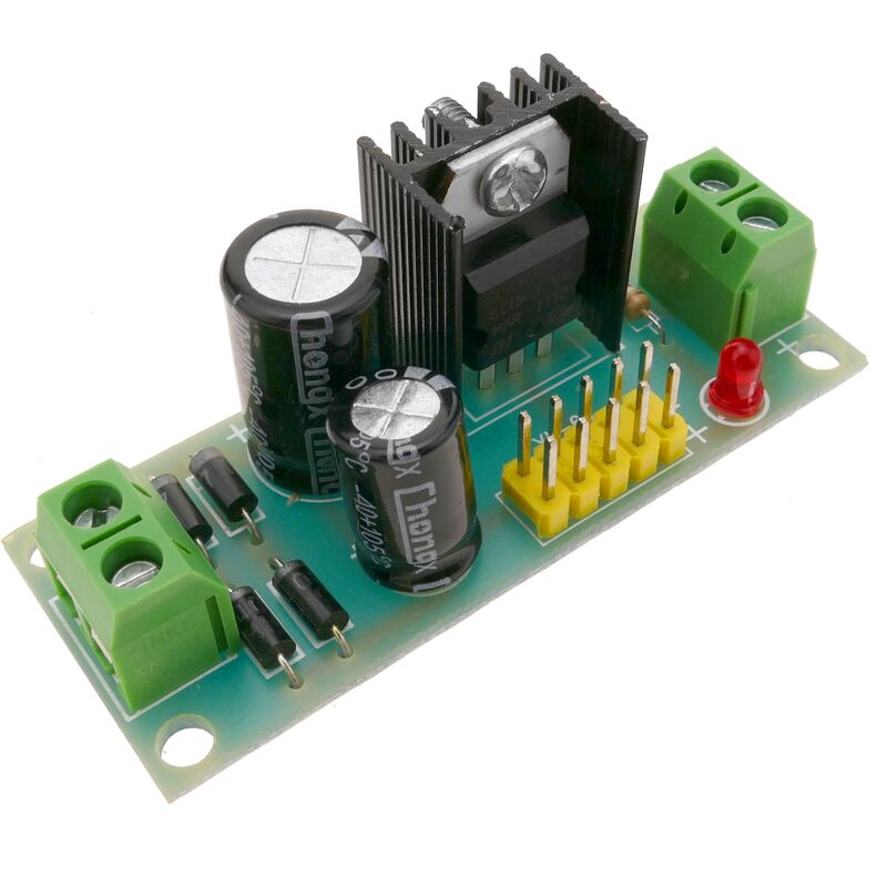 Alimentazione dc-dc da 7,5V-20V a 5V con convertitore e regolatore LM7805 L7805 DW-0717 - Bematik