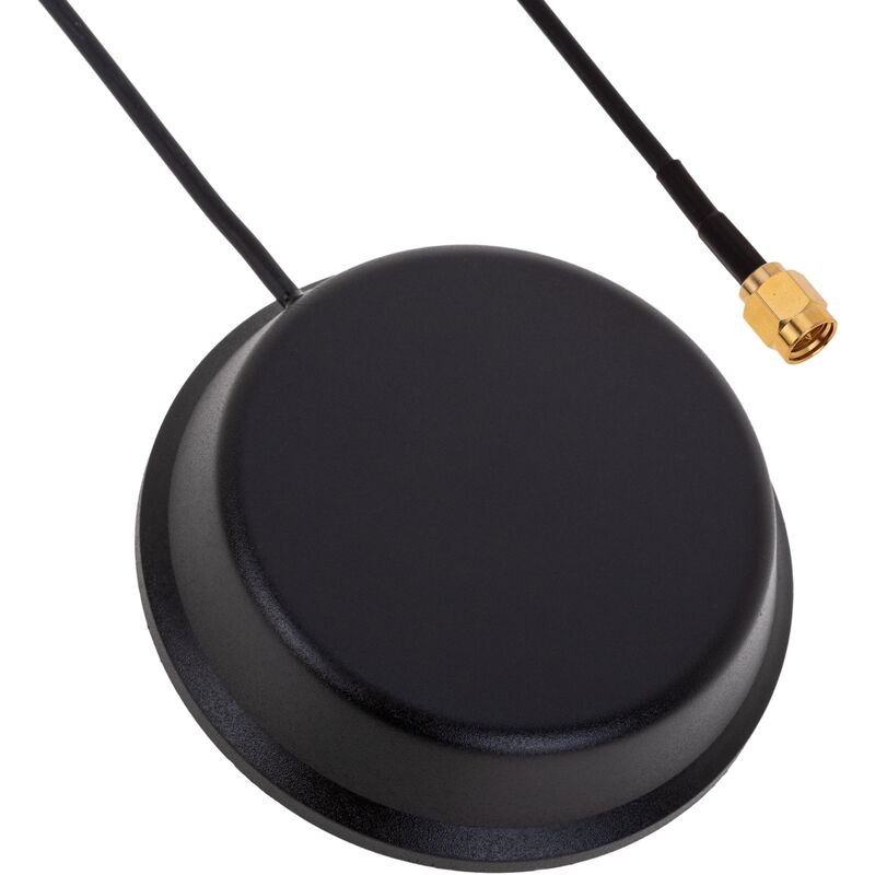 

Antena LTE 4G GSM UMTS GPRS WIFI con conector SMA 4.0dBi magnética - Bematik