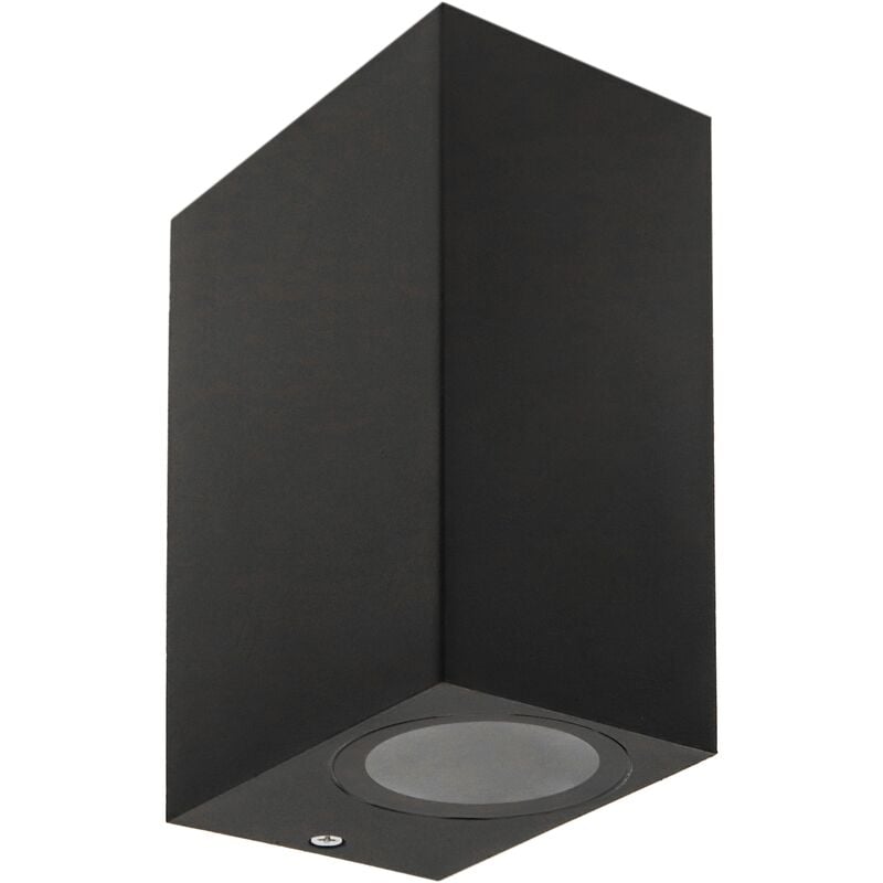 BeMatik - Applique a LED Quadrata IP54 2x35W GU10 220V 3200K