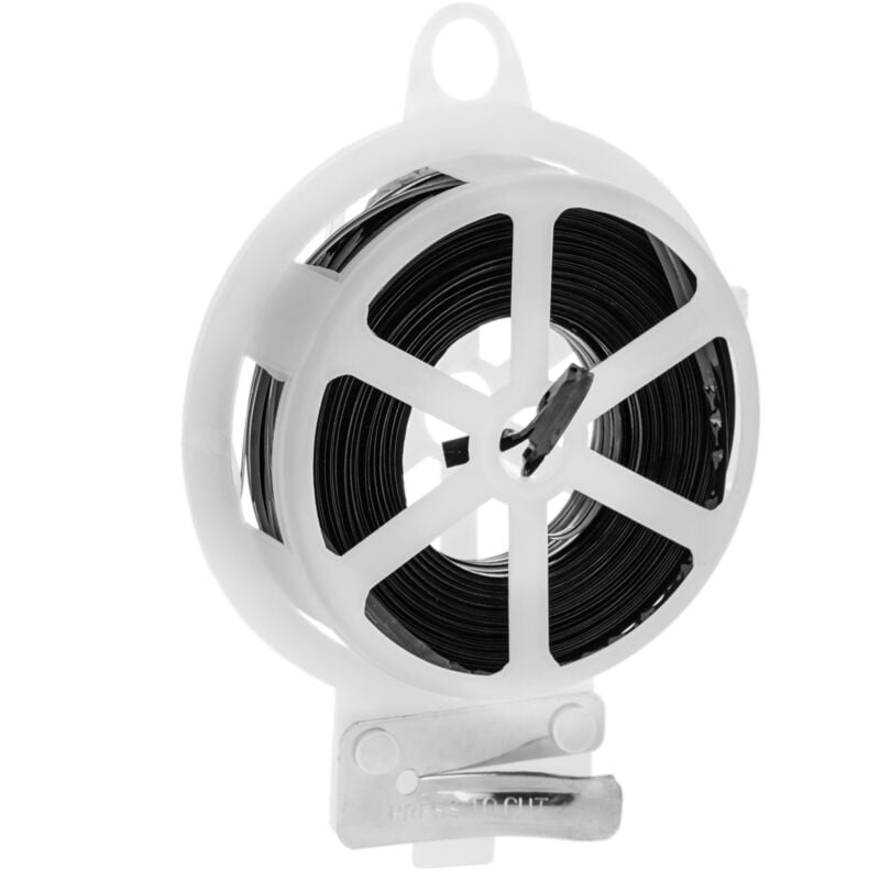 

Bobina Cable Twist Ties Negro (30m) - Bematik