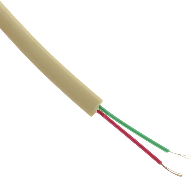 

Bobina de cable telefónico plano de 2 hilos color beige bobina 100m - Bematik