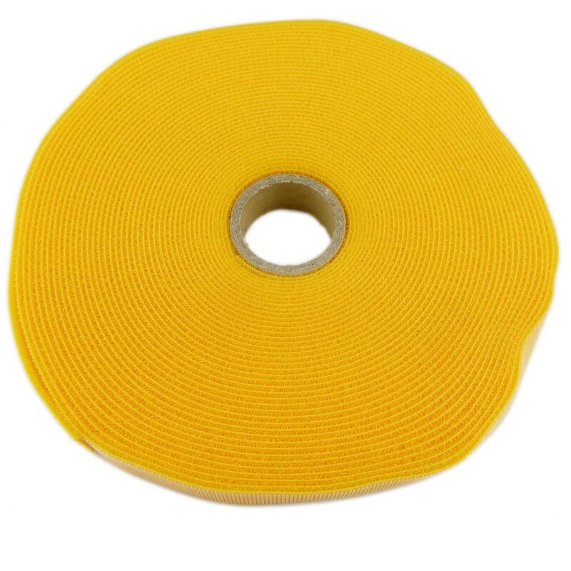 

Bobina de cinta adherente de 20mm x 10m de color amarillo - Bematik