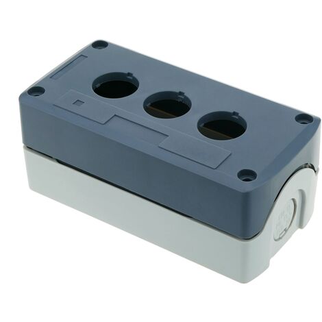 Boîte de contrôle pour appareils électriques 5+1 bouton poussoir ou commutateur 22mm jaune BeMatik 