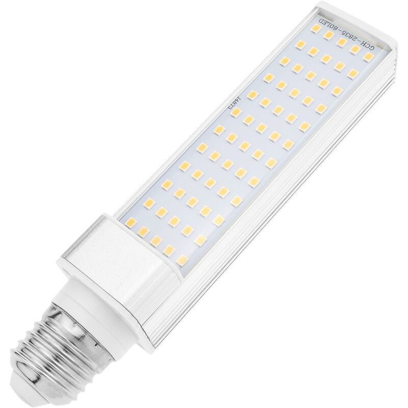 

BeMatik - Bombilla LED PLC E27 85-265VAC 10W. Lámpara de tubo de luz cálida