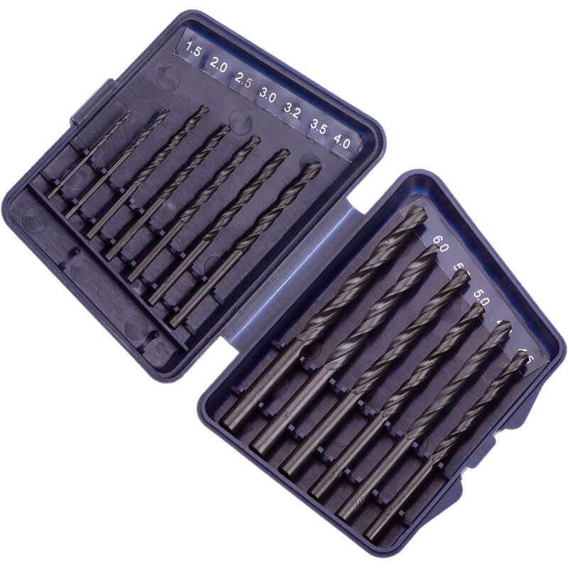 

Brocas para metal y madera. Caja de 13 brocas pequeñas 1.5-6.5mm - Bematik