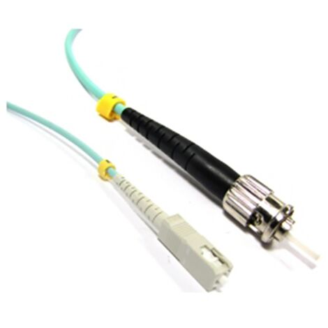 BeMatik - Câble à fibre optique OM3 ST à SC 50/125 5m simplex multimode