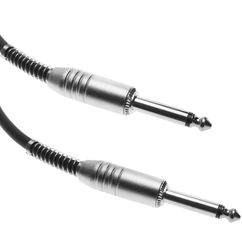 

BeMatik - Cable audio micrófono instrumento mono jack 6.3mm macho a macho de 2m