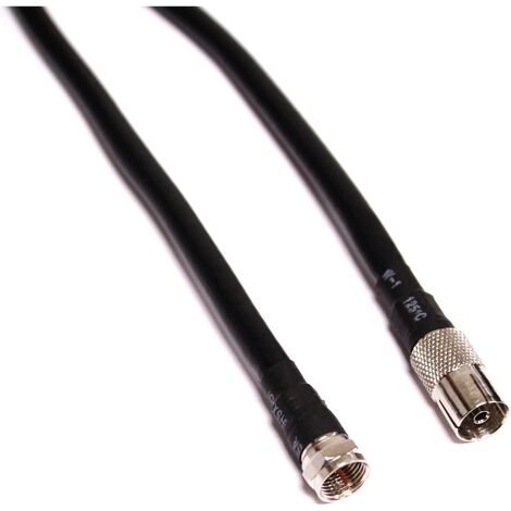 main image of "BeMatik - Cable coaxial RG6U F macho a TV hembra de 1.5m"