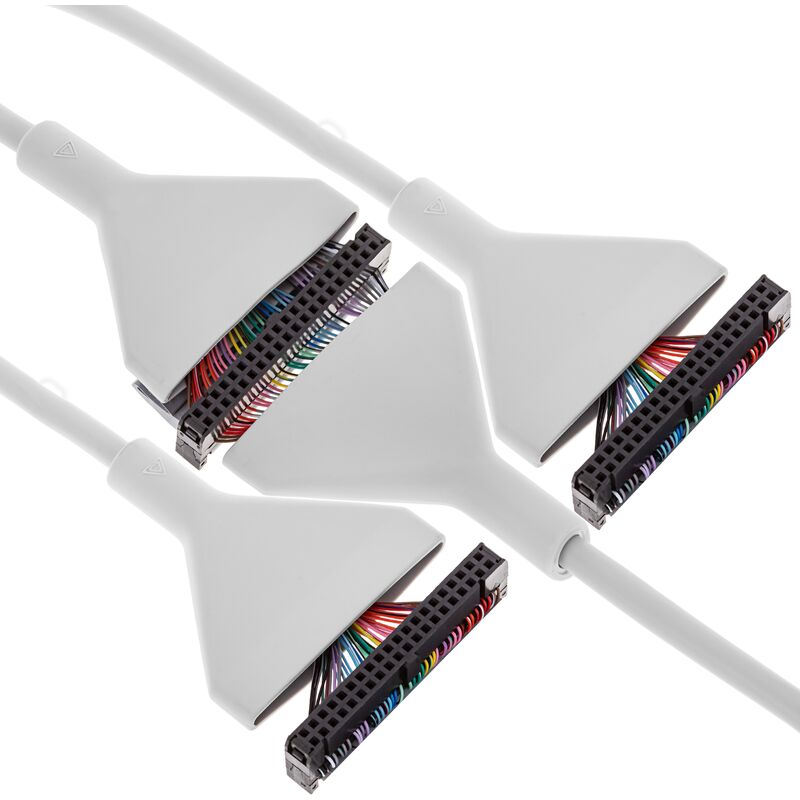 

Cable Datos IDE Enrollado 55cm (3xIDC40H) - Bematik