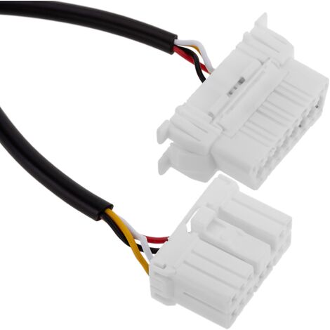 BeMatik - Câble de diagnostic femelle OBD2 12 broches compatible avec les véhicules Tesla