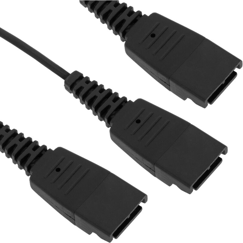 

BeMatik - Cable duplicador compatible con GN Netcom QD de 100cm