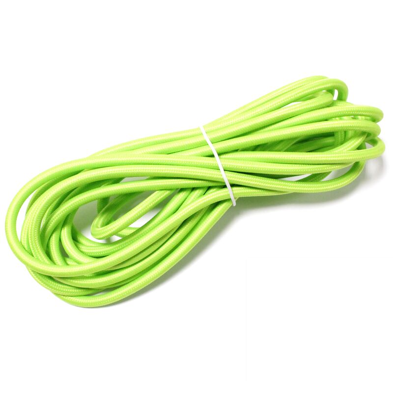 

Cable eléctrico decorativo de tela 5m 2x0.75mm de color verde - Bematik