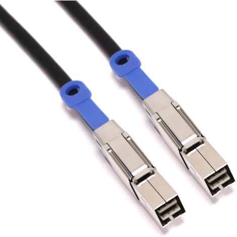 BeMatik - Cable MiniSAS-HD SFF8644 12Gb de 2m