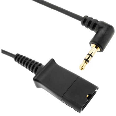 Audio cable headset and microphone minijack 4 pin 3.5mm type male
