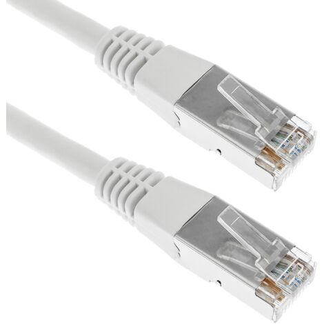 BeMatik - Câble réseau FTP catégorie 6 ethernet 15m blanc