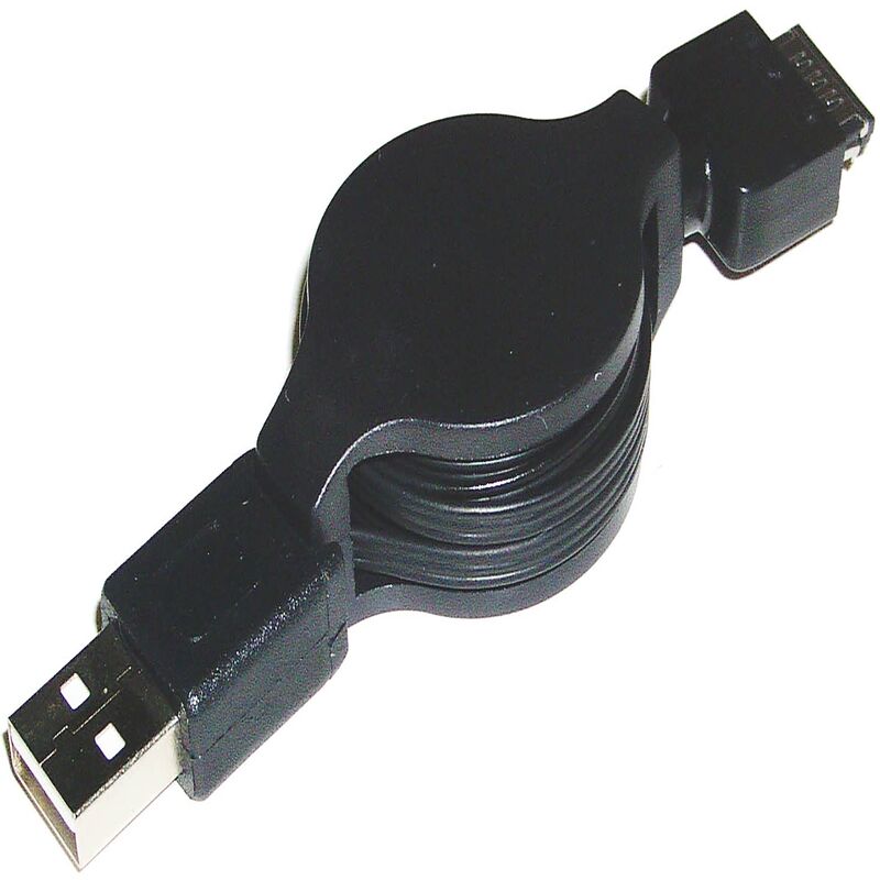 

Cable Retráctil USB 2.0 a Canon 120cm (AM/Canon12P) - Bematik