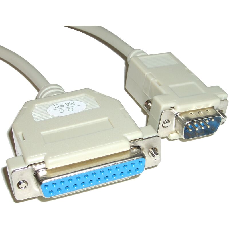 

BeMatik - Cable serie con conector DB25 hembra a DB9 macho de 1.8m