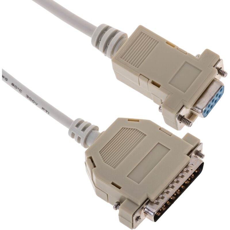 

BeMatik - Cable serie con conector DB25 macho a DB9 hembra de 1.8m