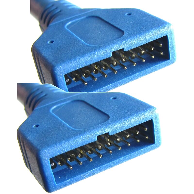 

Cable USB 3.0 de BH20 macho a BH20 macho de 50cm - Bematik