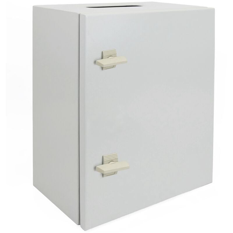 

Caja de distribución eléctrica metálica con protección IP65 para fijación a pared 700x600x200mm - Bematik