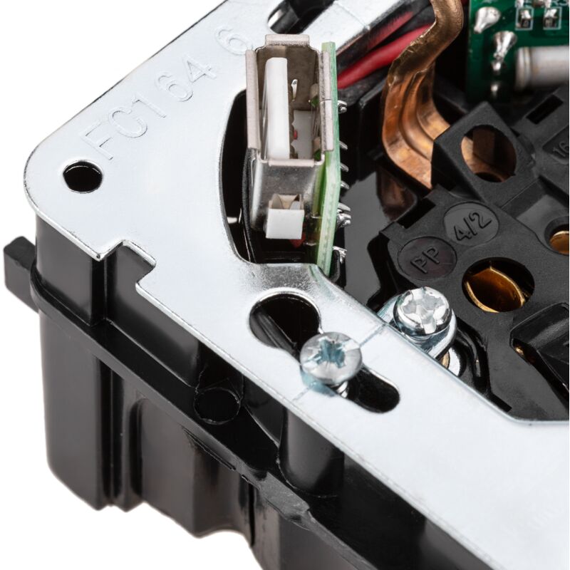 Caja de empotrar 66x66mm cajet/ín de Conexiones el/éctricas BeMatik